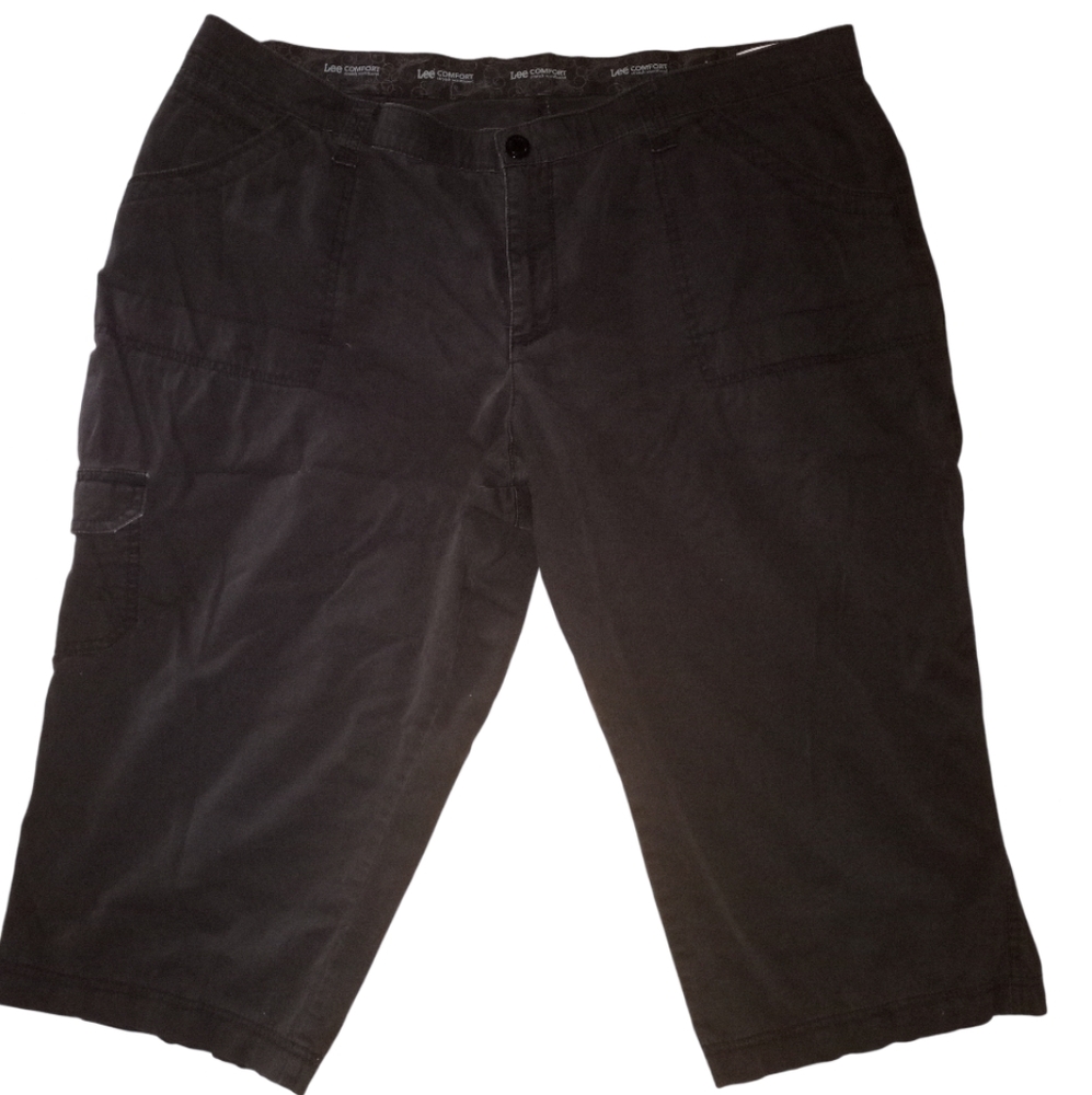 Women's Lee Comfort Stretch Waistband Black Size 20W